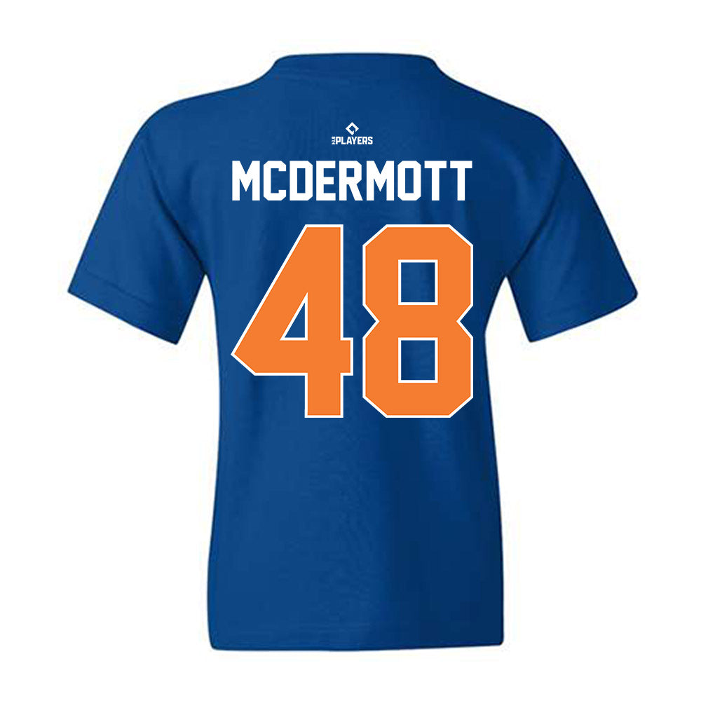 Syracuse Mets - MILB Baseball : Chayce McDermott - Youth T-Shirt-1