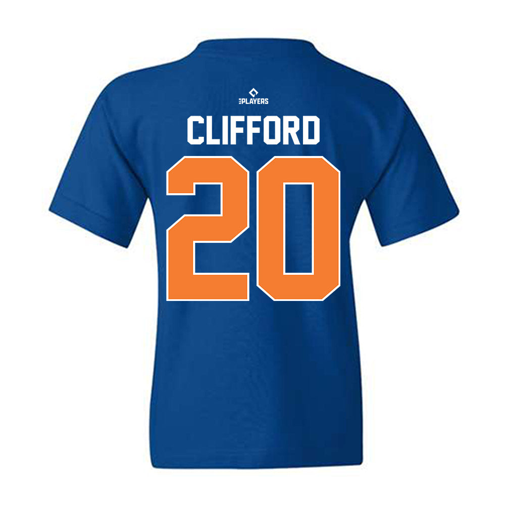 Syracuse Mets - MILB Baseball : Ryan Clifford - Youth T-Shirt-1
