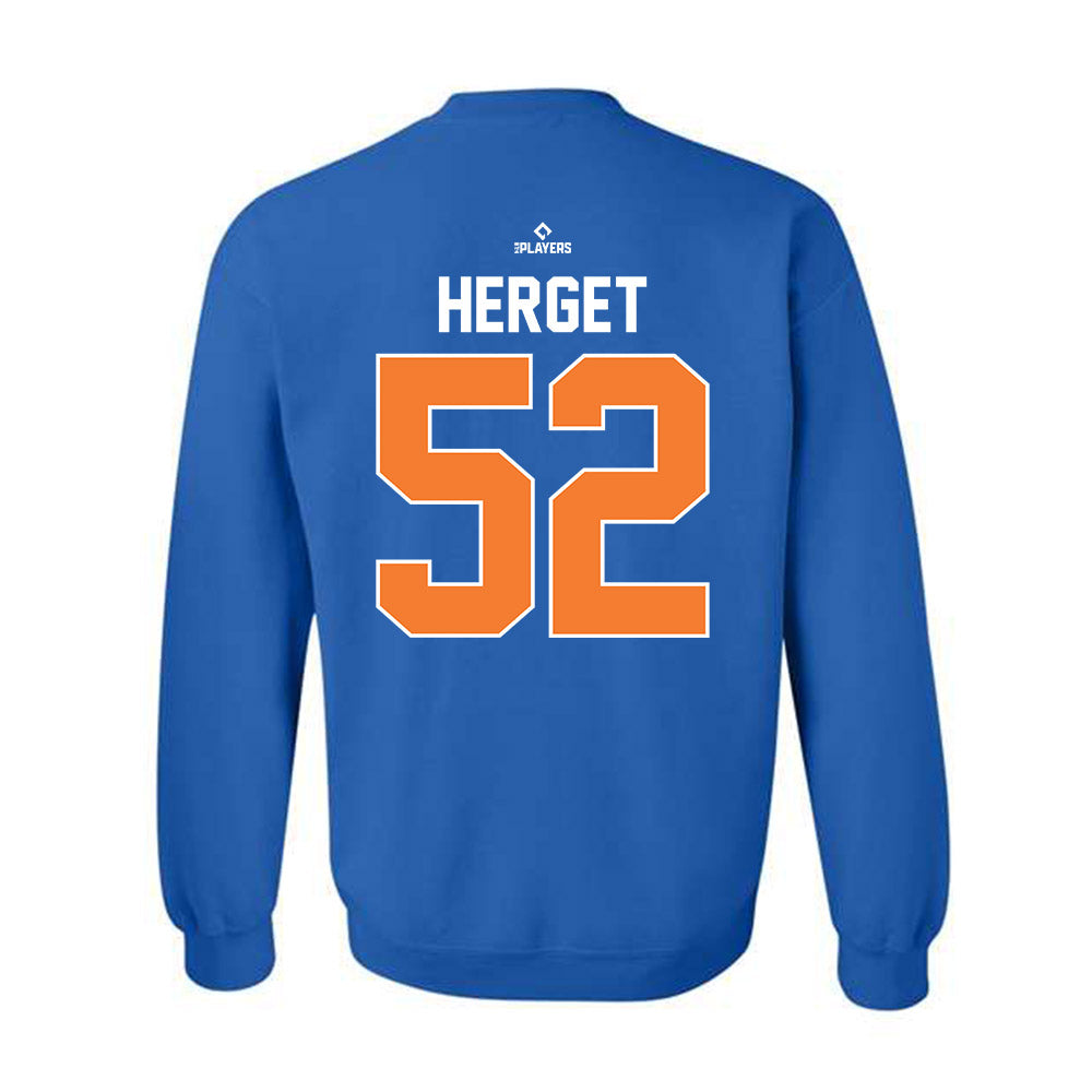 Syracuse Mets - MILB Baseball : Kevin Herget - Crewneck Sweatshirt-1