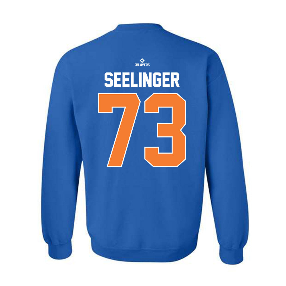 Syracuse Mets - MILB Baseball : Matt Seelinger - Crewneck Sweatshirt-1