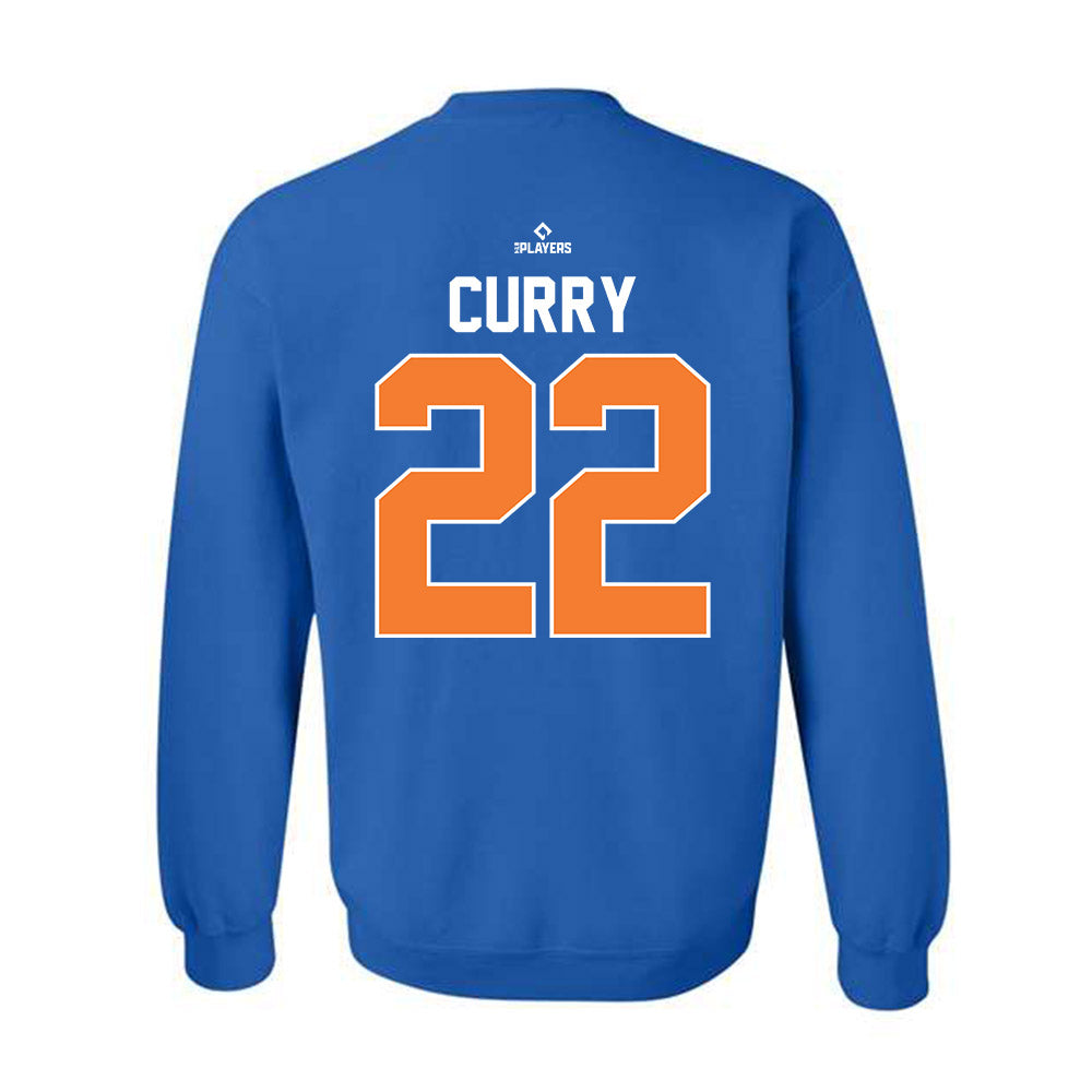 Syracuse Mets - MILB Baseball : Xzavion Curry - Crewneck Sweatshirt-1