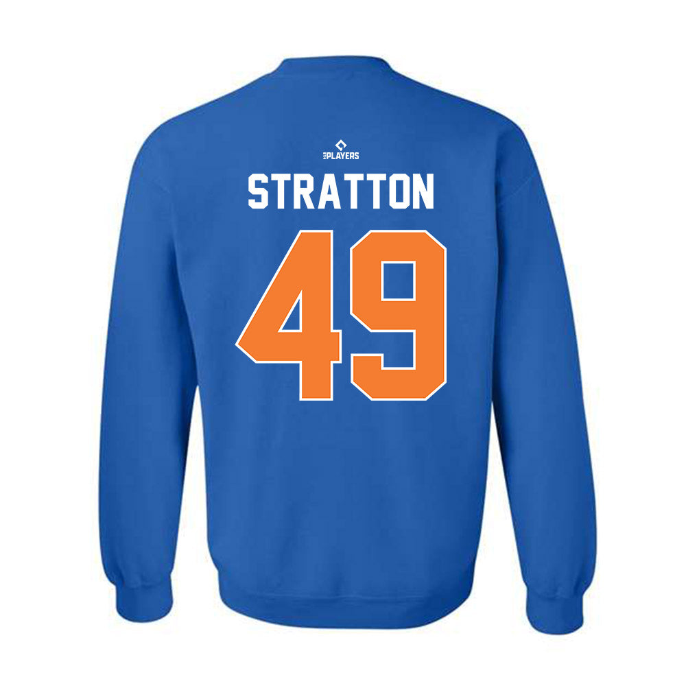 Syracuse Mets - MILB Baseball : Garrett Stratton - Crewneck Sweatshirt-1