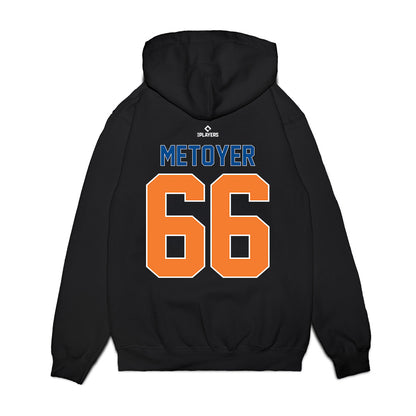 Syracuse Mets - MILB Baseball : Brian Metoyer - Premium Hooded Sweatshirt-1
