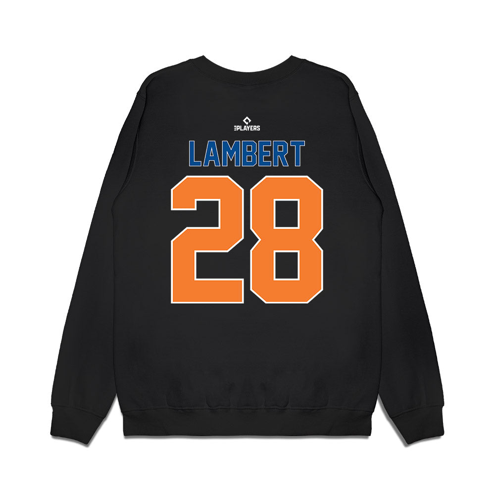 Syracuse Mets - MILB Baseball : Ryan Lambert - Premium Crewneck Sweatshirt-1