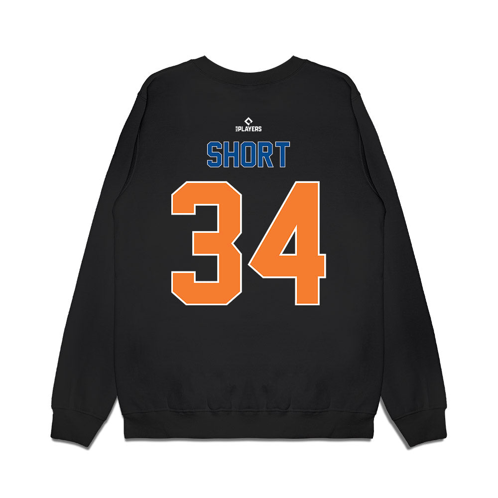 Syracuse Mets - MILB Baseball : Zack Short - Premium Crewneck Sweatshirt-1