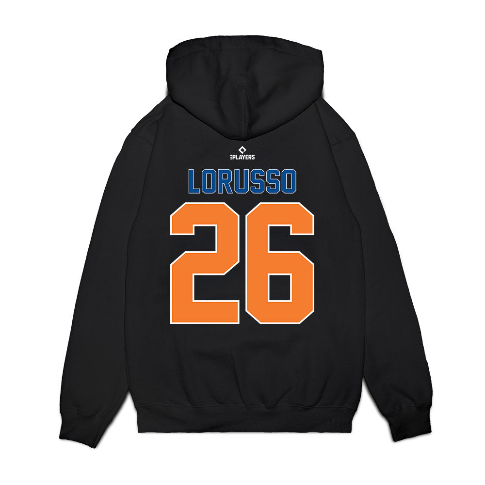 Syracuse Mets - MILB Baseball : Nick Lorusso - Premium Hooded Sweatshirt-1