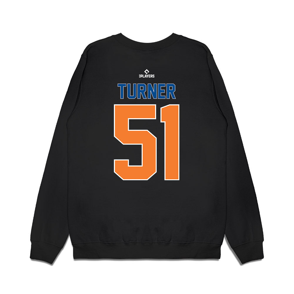 Syracuse Mets - MILB Baseball : Matt Turner - Premium Crewneck Sweatshirt-1