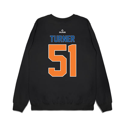 Syracuse Mets - MILB Baseball : Matt Turner - Premium Crewneck Sweatshirt-1