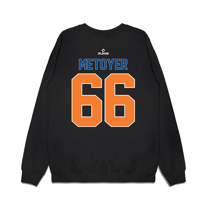 Syracuse Mets - MILB Baseball : Brian Metoyer - Premium Crewneck Sweatshirt-1