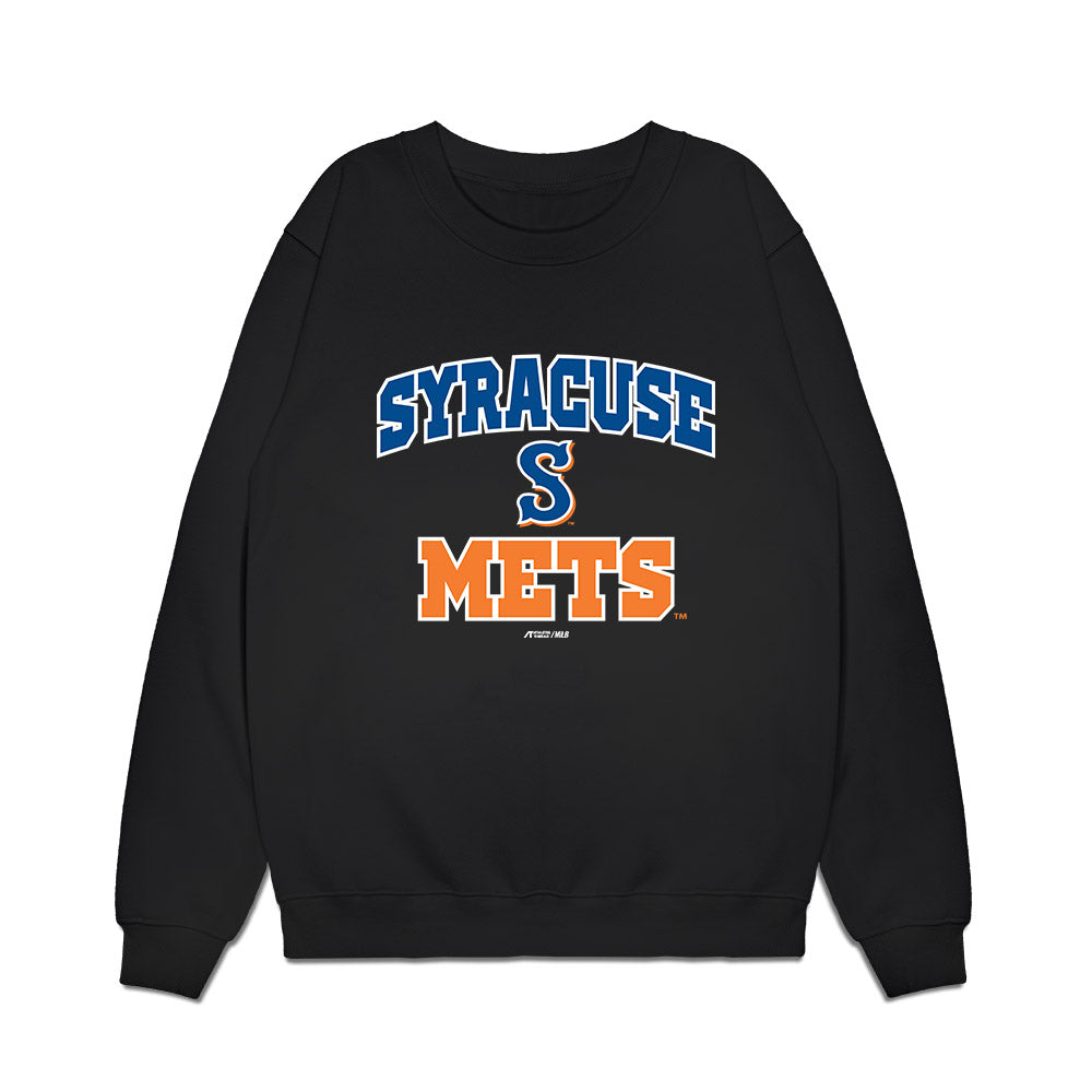 Syracuse Mets - MILB Baseball : Zack Short - Premium Crewneck Sweatshirt-0