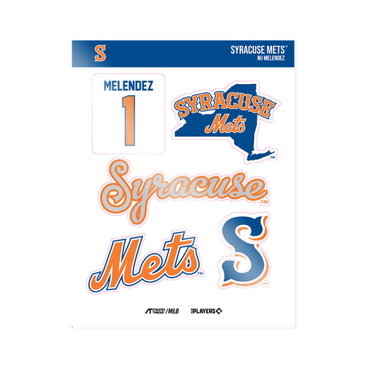 Syracuse Mets - MILB Baseball : MJ Melendez - Sticker Sheet-0