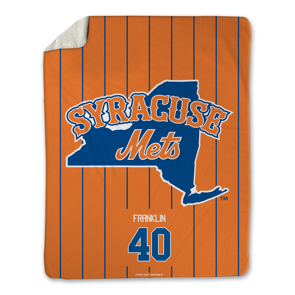Syracuse Mets - MILB Baseball : Zach Franklin - Blanket-0