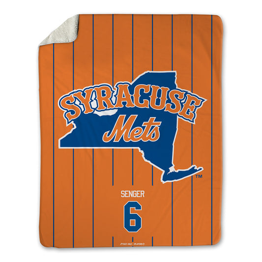Syracuse Mets - MILB Baseball : Hayden Senger - Blanket-0