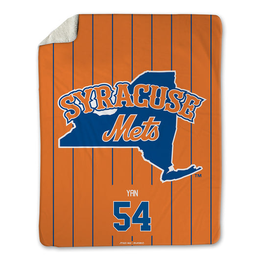 Syracuse Mets - MILB Baseball : Jefry Yan - Blanket-0