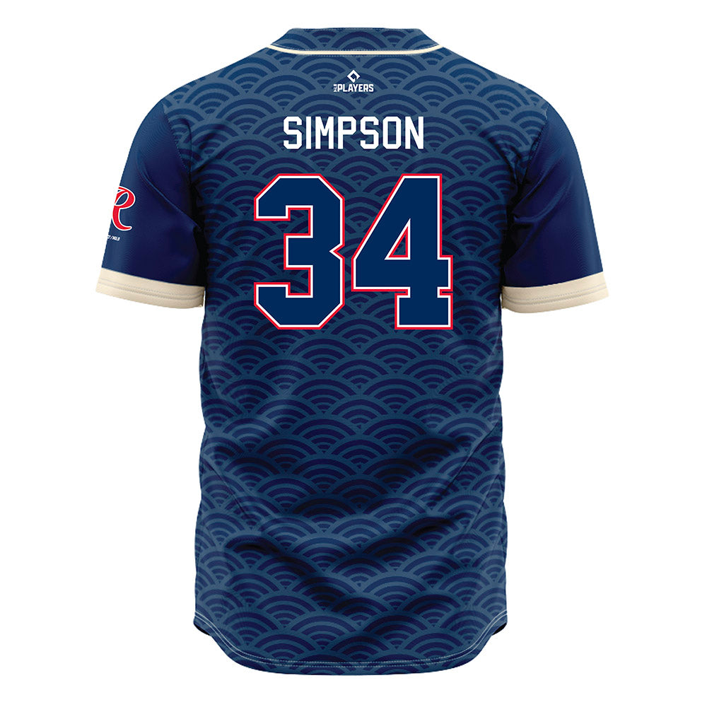 Tacoma Rainiers - MILB Baseball : Josh Simpson - Jersey-1