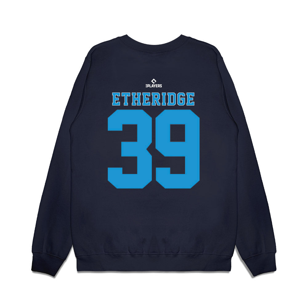 Tampa Tarpons - MILB Baseball : J.T. Etheridge - Premium Crewneck Sweatshirt-1