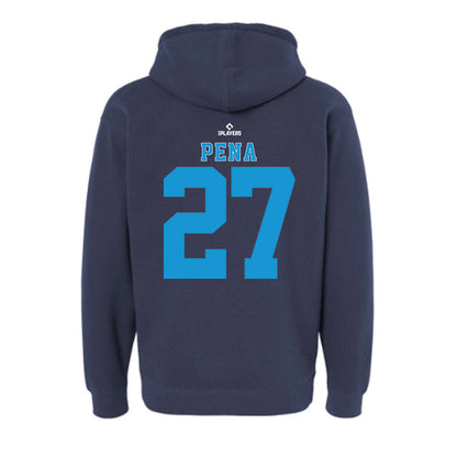 Tampa Tarpons - MILB Baseball : Yostin Pena - Hooded Pullover Sweatshirt-1