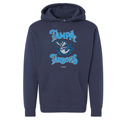 Tampa Tarpons - MILB Baseball : Yostin Pena - Hooded Pullover Sweatshirt-0