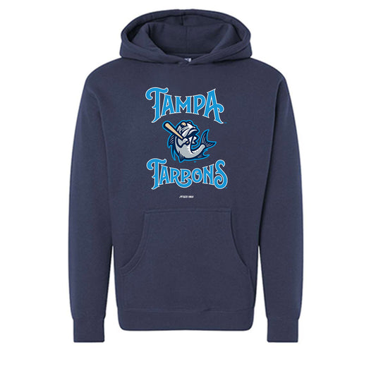 Tampa Tarpons - MILB Baseball : Bear Harrison - Hooded Pullover Sweatshirt-0