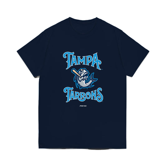 Tampa Tarpons - MILB Baseball : Wilberson De Pena - Comfort Colors T-Shirt-0