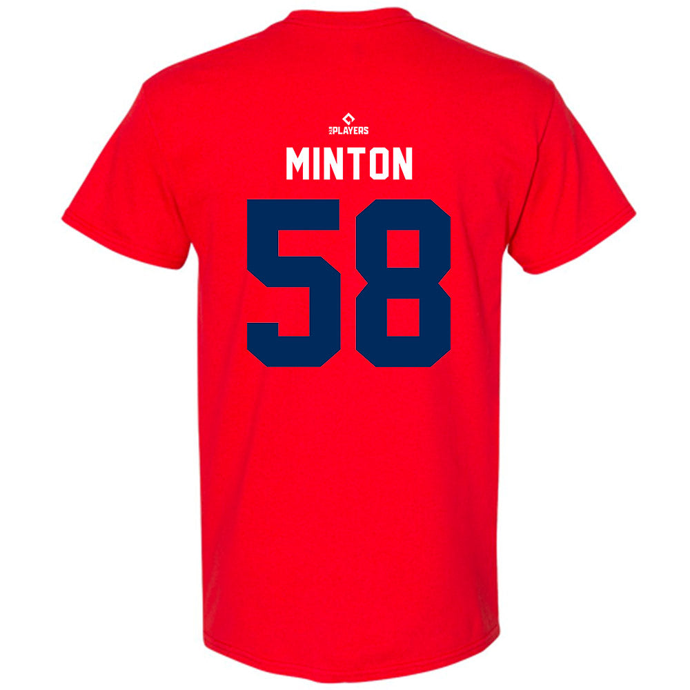 Toledo Mud Hens - MILB Baseball : Hayden Minton - T-Shirt-1