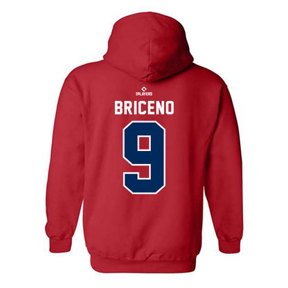 Toledo Mud Hens - MILB Baseball : Josue Briceno - Hooded Sweatshirt-1