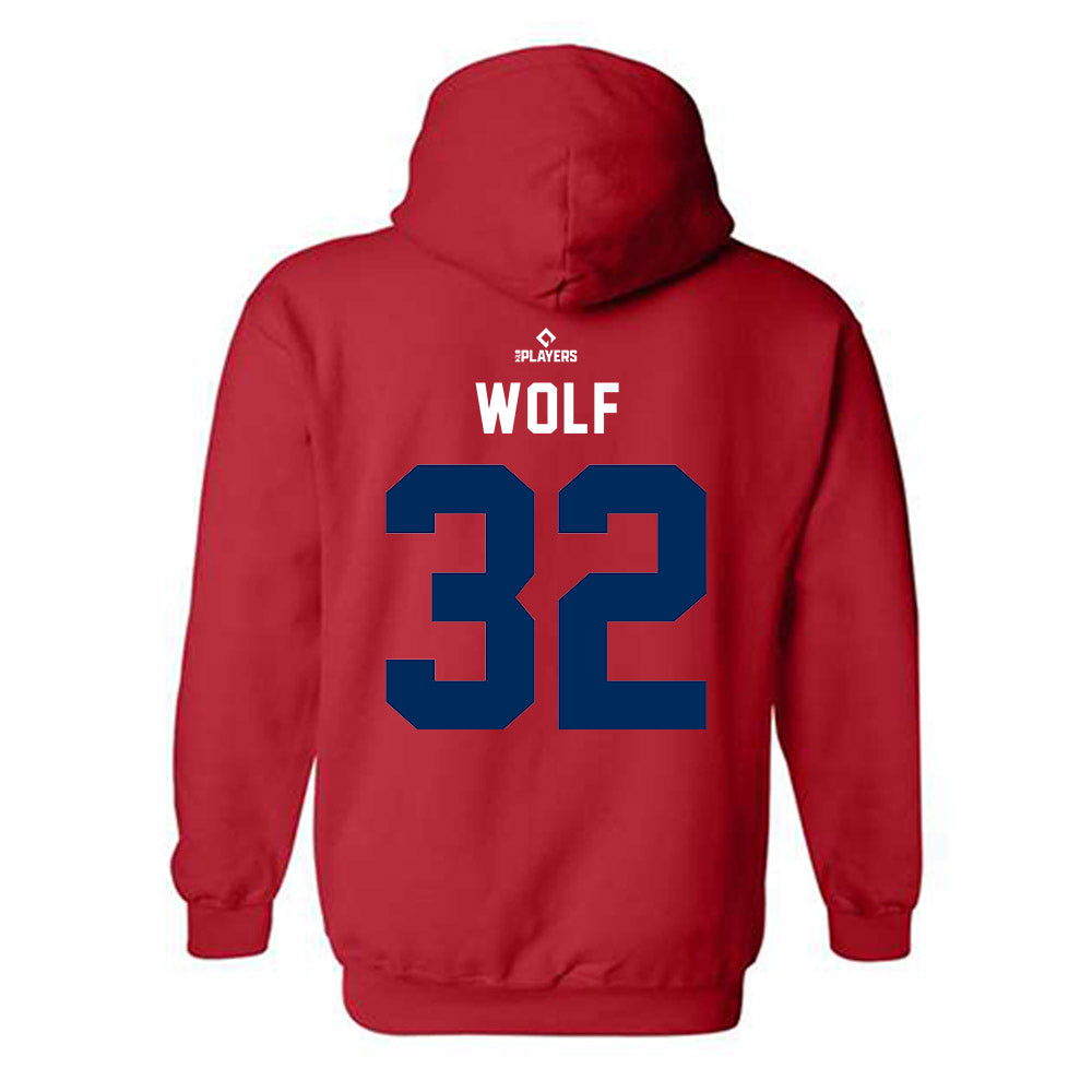 Toledo Mud Hens - MILB Baseball : Jackson Wolf - Hooded Sweatshirt-1