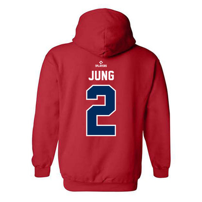 Toledo Mud Hens - MILB Baseball : Jace Jung - Hooded Sweatshirt-1
