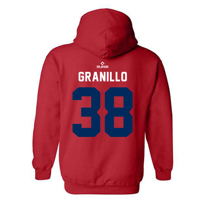 Toledo Mud Hens - MILB Baseball : Andre Granillo - Hooded Sweatshirt-1