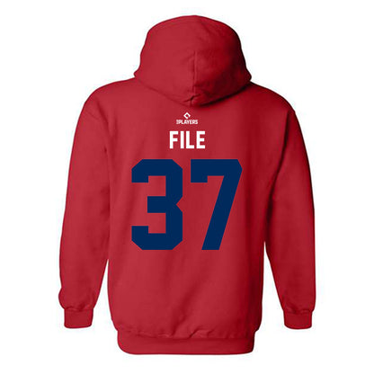 Toledo Mud Hens - MILB Baseball : Dylan File - Hooded Sweatshirt-1