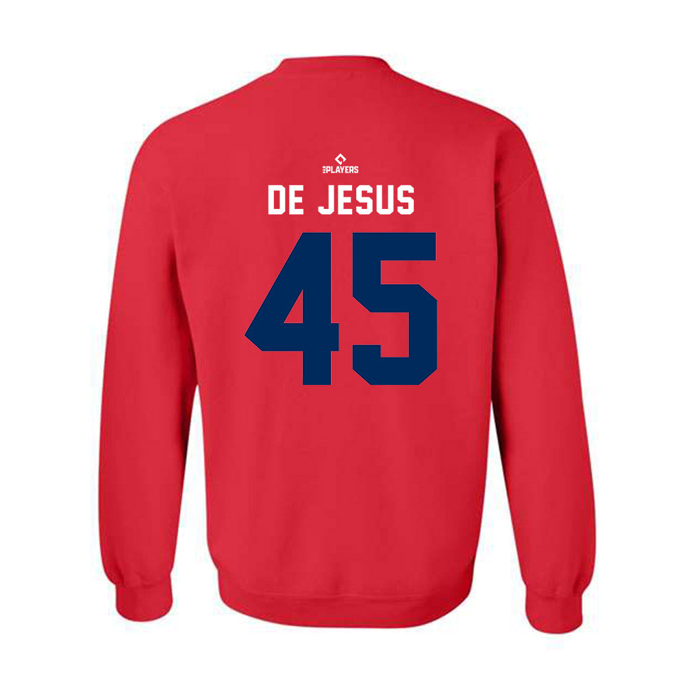 Toledo Mud Hens - MILB Baseball : Enmanuel De Jesus - Crewneck Sweatshirt-1