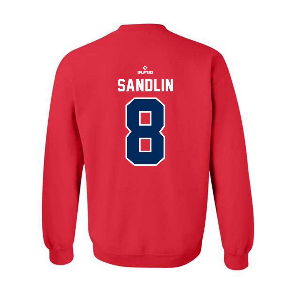 Toledo Mud Hens - MILB Baseball : Nick Sandlin - Crewneck Sweatshirt-1