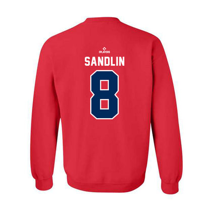 Toledo Mud Hens - MILB Baseball : Nick Sandlin - Crewneck Sweatshirt-1