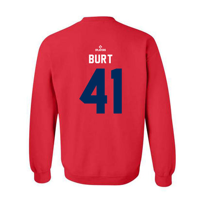 Toledo Mud Hens - MILB Baseball : Max Burt - Crewneck Sweatshirt-1