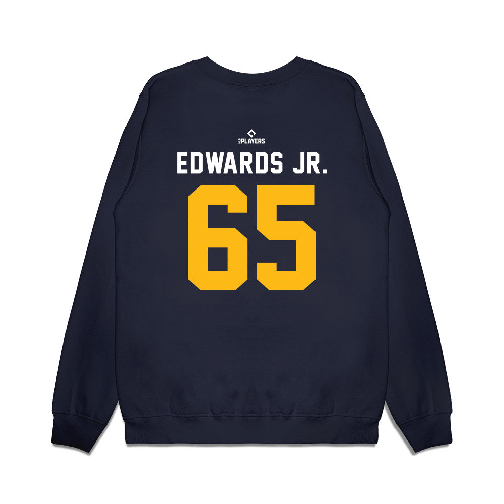 Toledo Mud Hens - MILB Baseball : Carl Edwards Jr. - Premium Crewneck Sweatshirt-1