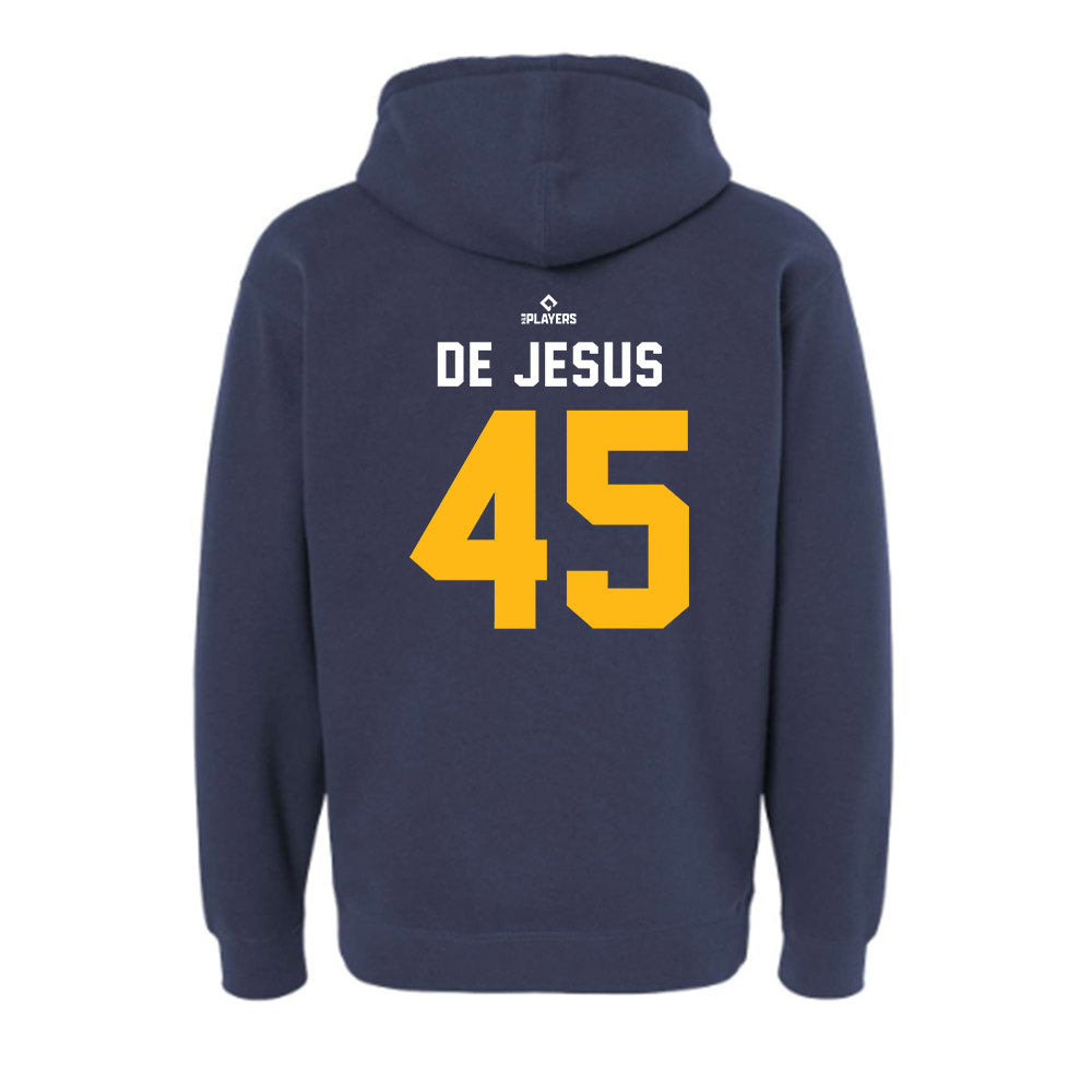 Toledo Mud Hens - MILB Baseball : Enmanuel De Jesus - Hooded Pullover Sweatshirt-1
