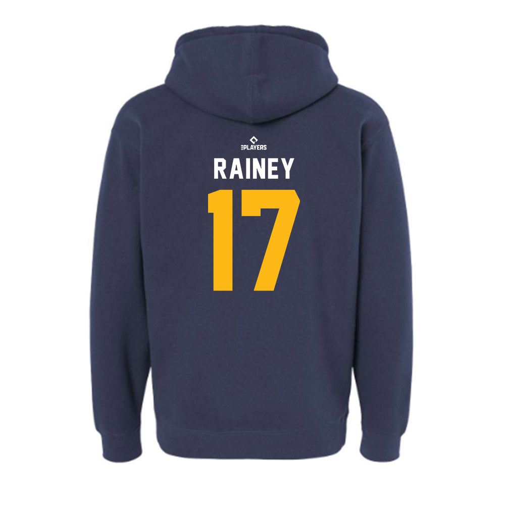Toledo Mud Hens - MILB Baseball : Tanner Rainey - Hooded Pullover Sweatshirt-1