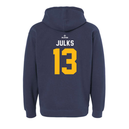 Toledo Mud Hens - MILB Baseball : Corey Julks - Hooded Pullover Sweatshirt-1