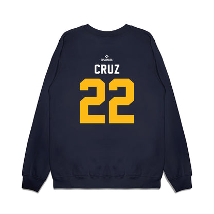 Toledo Mud Hens - MILB Baseball : Trei Cruz - Premium Crewneck Sweatshirt-1