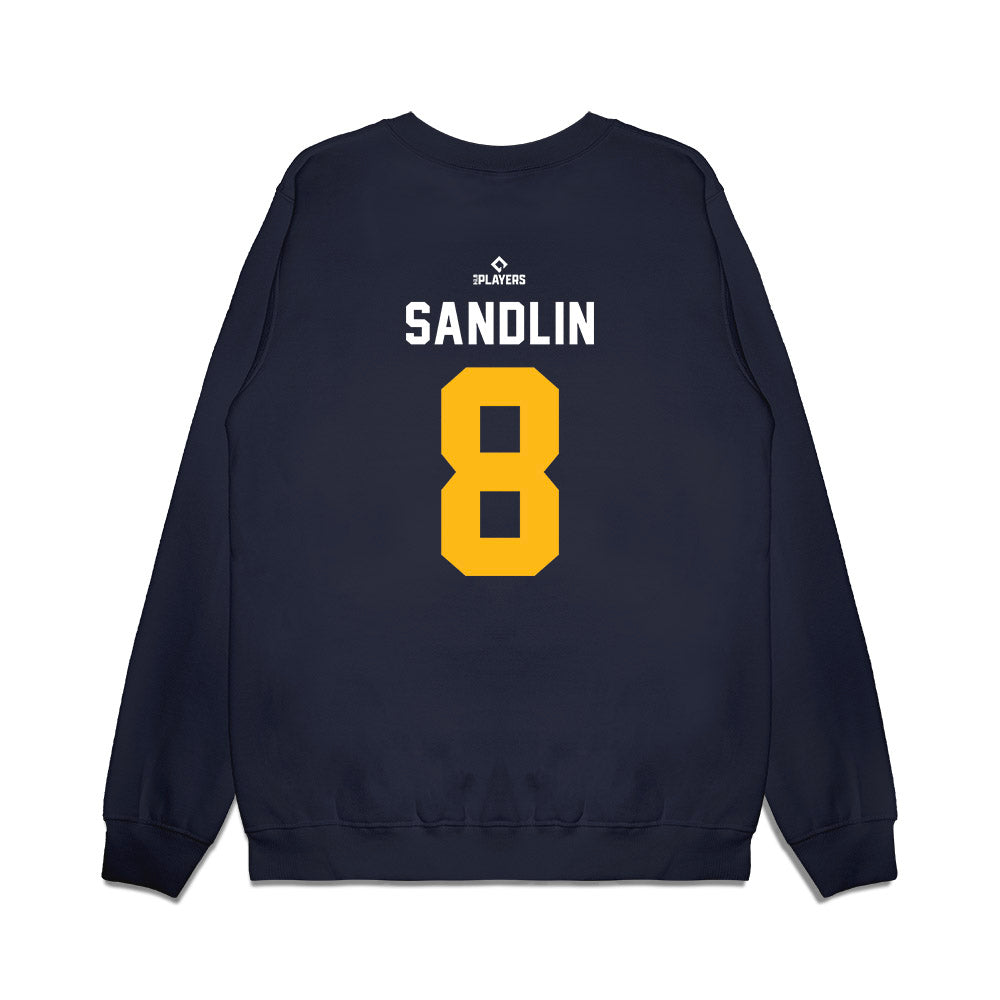 Toledo Mud Hens - MILB Baseball : Nick Sandlin - Premium Crewneck Sweatshirt-1
