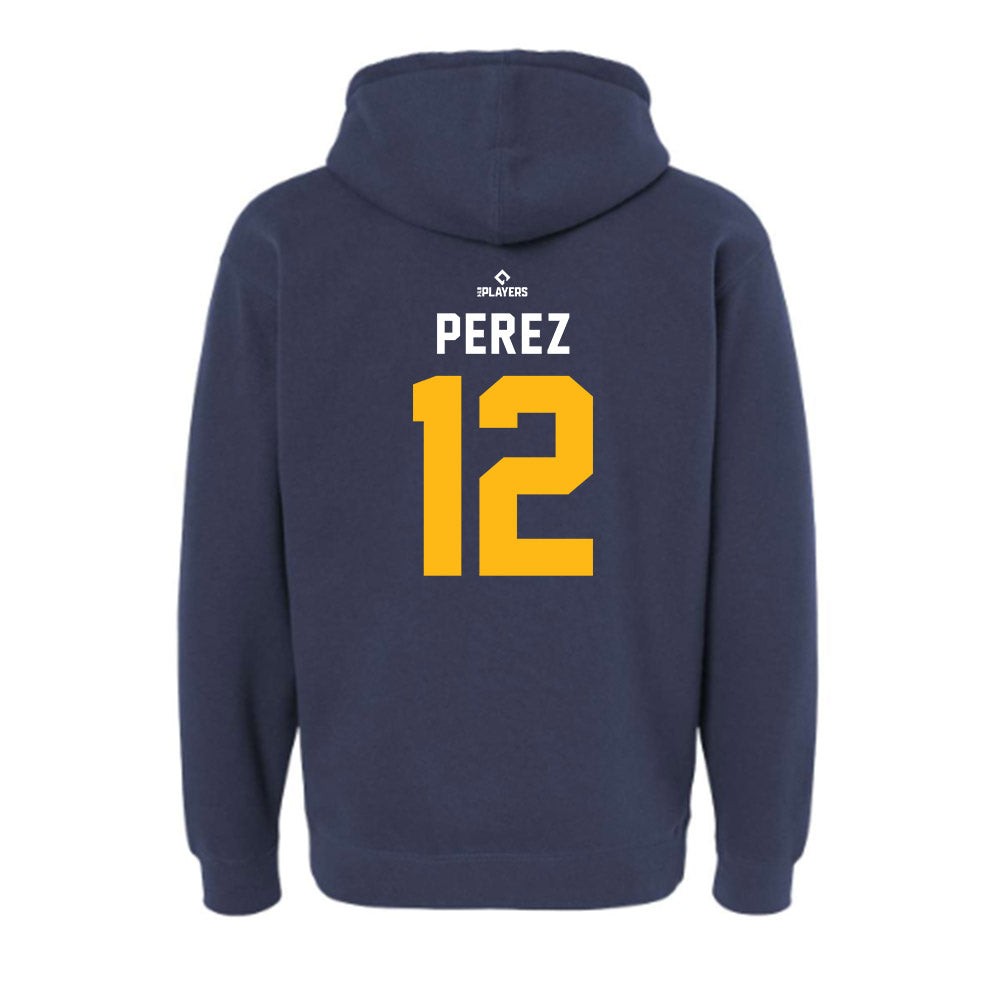 Toledo Mud Hens - MILB Baseball : Carlos Perez - Hooded Pullover Sweatshirt-1