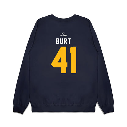 Toledo Mud Hens - MILB Baseball : Max Burt - Premium Crewneck Sweatshirt-1