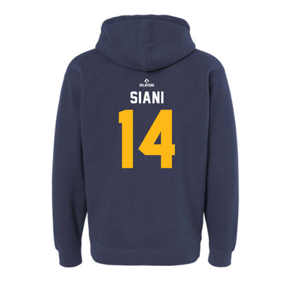 Toledo Mud Hens - MILB Baseball : Michael Siani - Hooded Pullover Sweatshirt-1