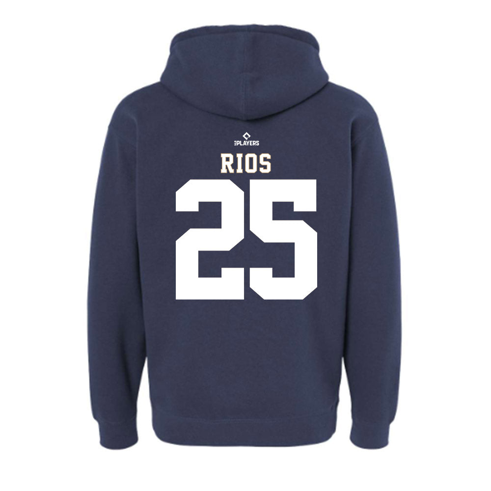 Tri City Devils - MILB Baseball : Alberto Rios - Hooded Pullover Sweatshirt-1
