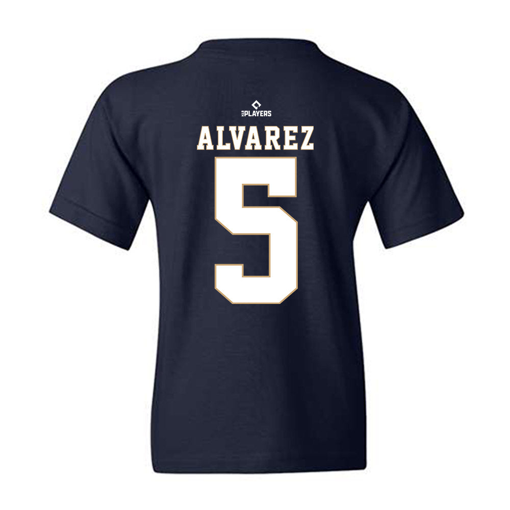Tri City Devils - MILB Baseball : Hayden Alvarez - Youth T-Shirt-1