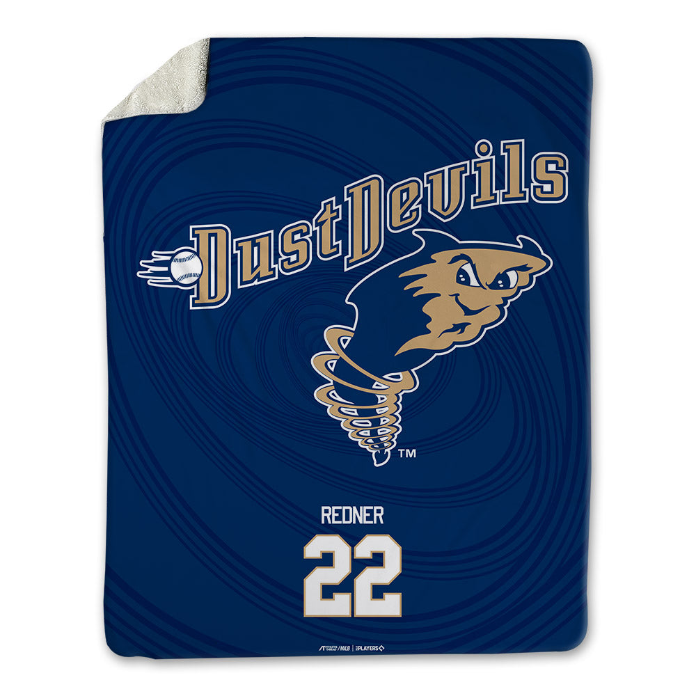 Tri City Devils - MILB Baseball : Zachary Redner - Blanket-0