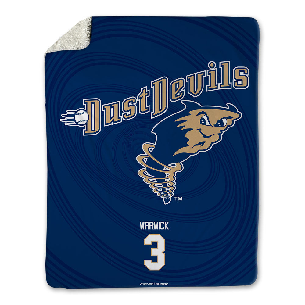 Tri City Devils - MILB Baseball : Jaren Warwick - Blanket-0