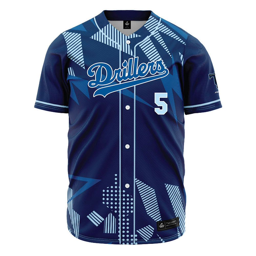 Tulsa Drillers - MILB Baseball : Peter Heubeck - Jersey-0