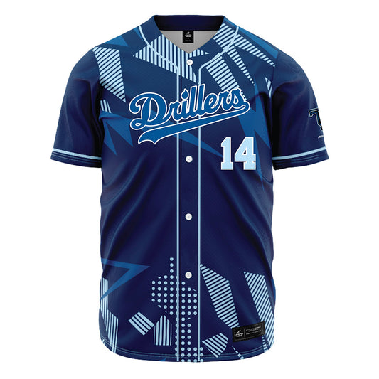 Tulsa Drillers - MILB Baseball : Elijah Hainline - Jersey-0