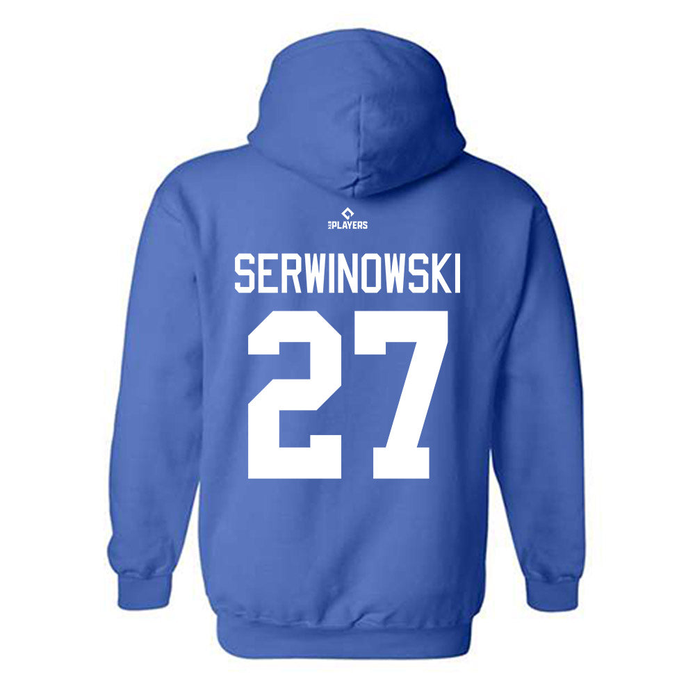 Tulsa Drillers - MILB Baseball : Adam Serwinowski - Hooded Sweatshirt-1